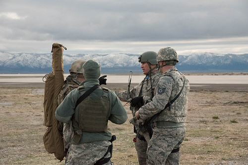 123rd Contingency Response Group establishes an aerial port of debarkation at Amedee Army Airfield