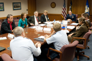 International visitors tour the Kentucky Air National Guard