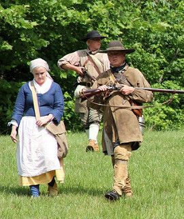 Daniel Boone on the trail