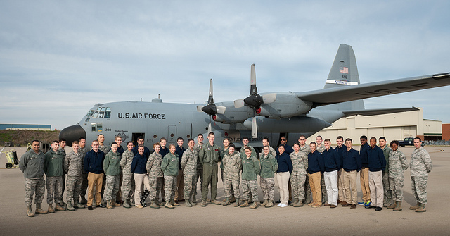 U of L Air Force ROTC cadets tour Kentucky Air Guard