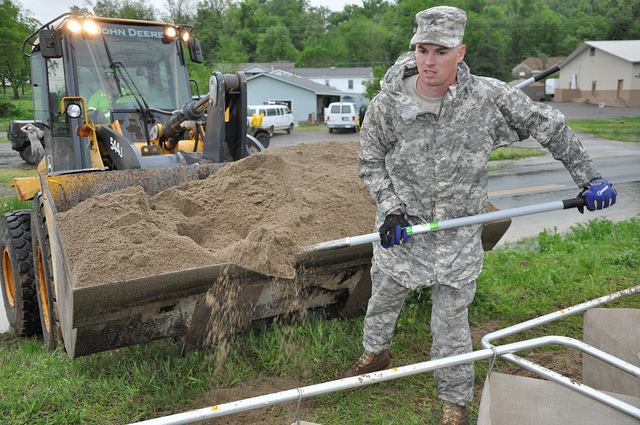 2113th Transportation Company flood relief mission in Western Kentucky