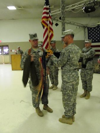 Transfer of authority ceremony, Aug. 25, 2011