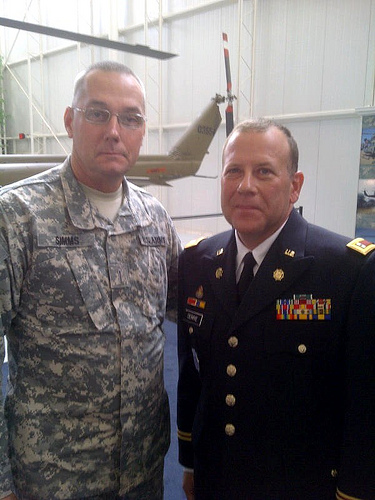 CW5 Simms & WO1 Cerrie
