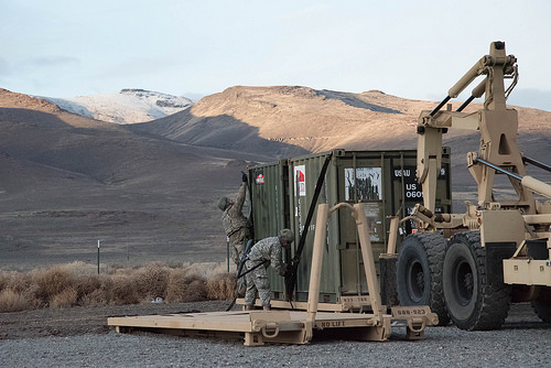 123rd Contingency Response Group establishes an aerial port of debarkation at Amedee Army Airfield