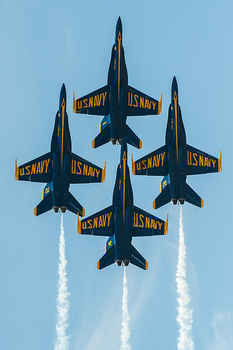 Blue Angels practice for Thunder Over Louisville