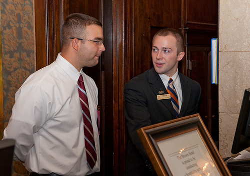 617th MP/149th MEB hospitality training at Brown Hotel