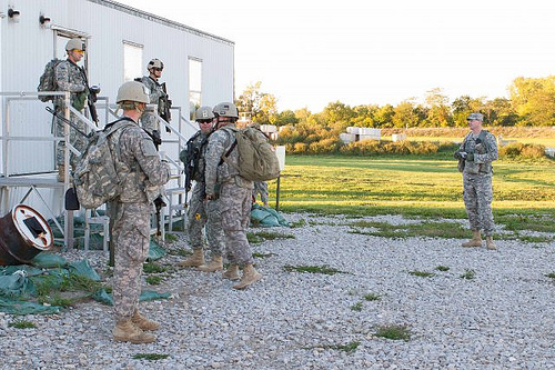 138th - realistic training at Camp Atterbury