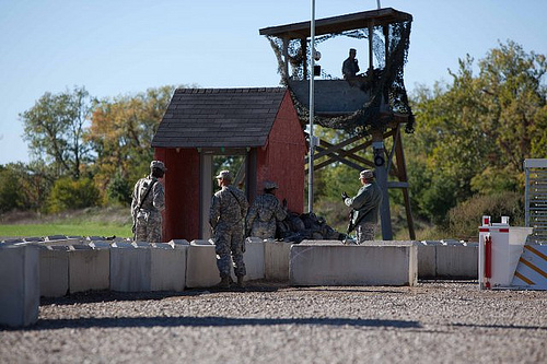 138th - realistic training at Camp Atterbury